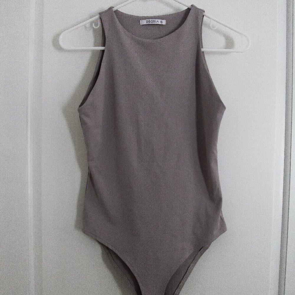 Reoria Grey Bodysuit
